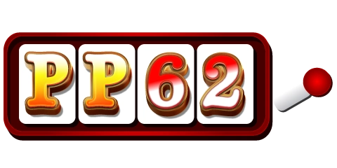 Logo pp62 Indonesia untuk kasino online, slot gacor, live casino, taruhan olahraga, bonus member baru, deposit QRIS, dan penarikan dana cepat